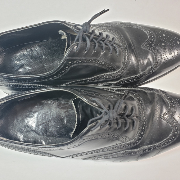 Florsheim Shoes Mens Wing Tip Brogue Sz 12 3E - Picture 5 of 8